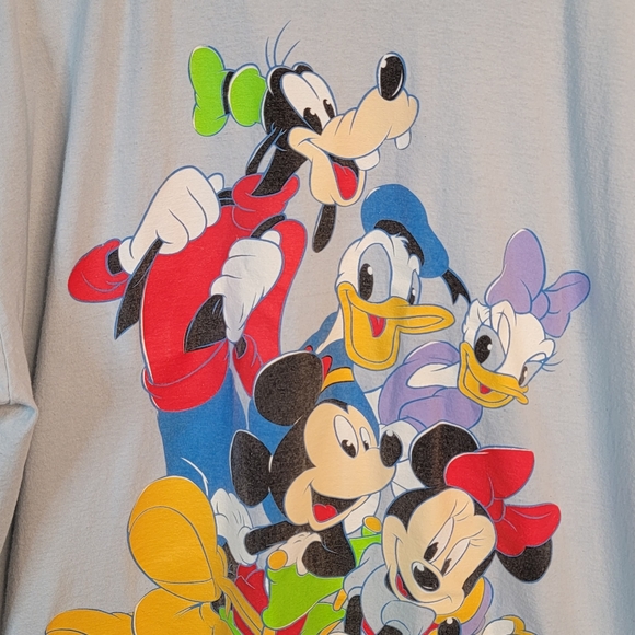 Disney Mickey Mose & Gang Pajama PJ Night Shirt Unisex OSFM - Picture 6 of 14